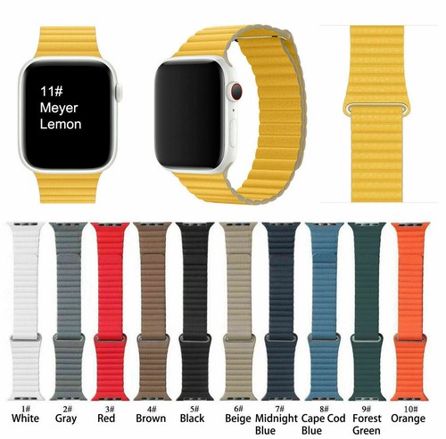 Genuine leather loop magnetic - leather,